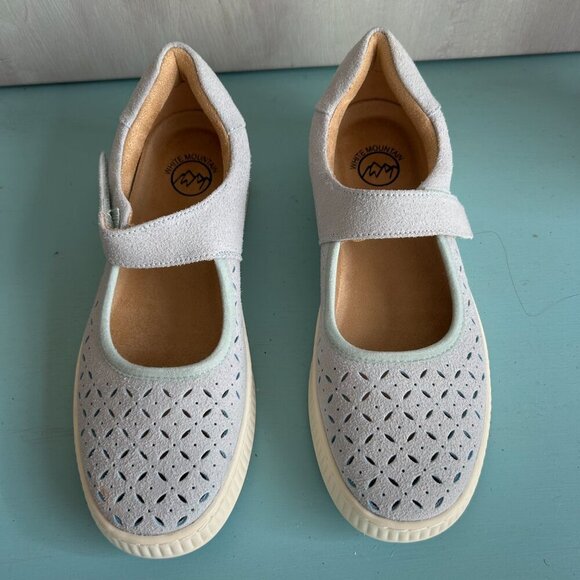 NWT White Mountain Mary Jane Sneakers Double Round Toe Size 7 Suede NEW - Picture 3 of 11